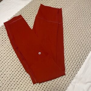 Lululemon Wunder Train High Rise Leggings Tight 28” Size 6